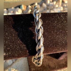Sterling Silver Braided Bracelet